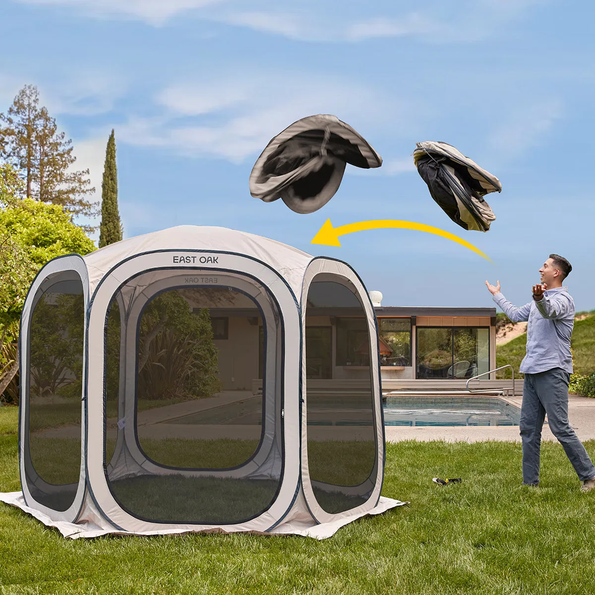 10x10 Ft Pop-Up Screen House