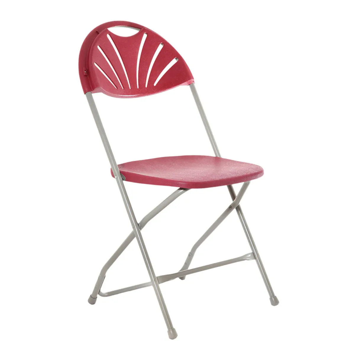 144 x Classic Fan Back Folding Chair Bundle   Trolley