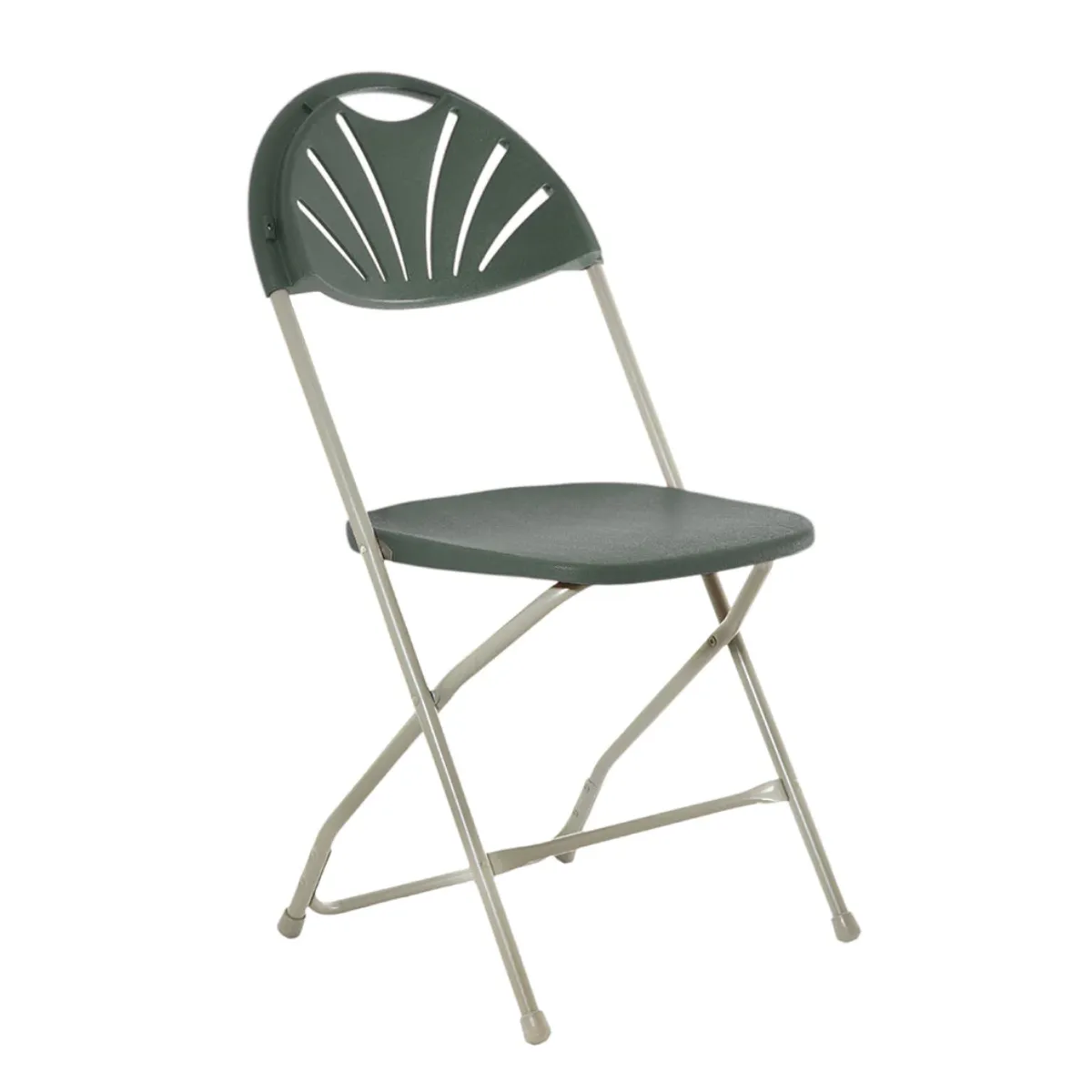 144 x Classic Fan Back Folding Chair Bundle   Trolley