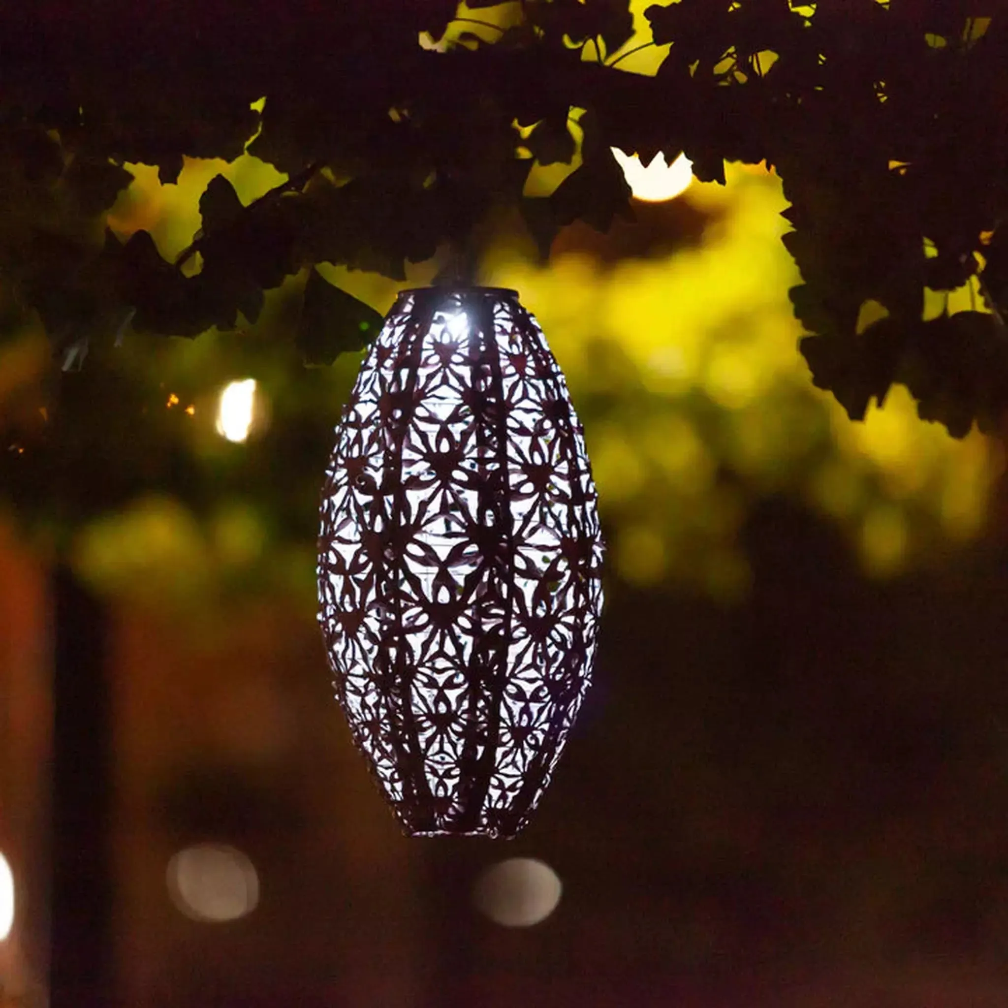 15" Wildflower Pod Solar Lantern