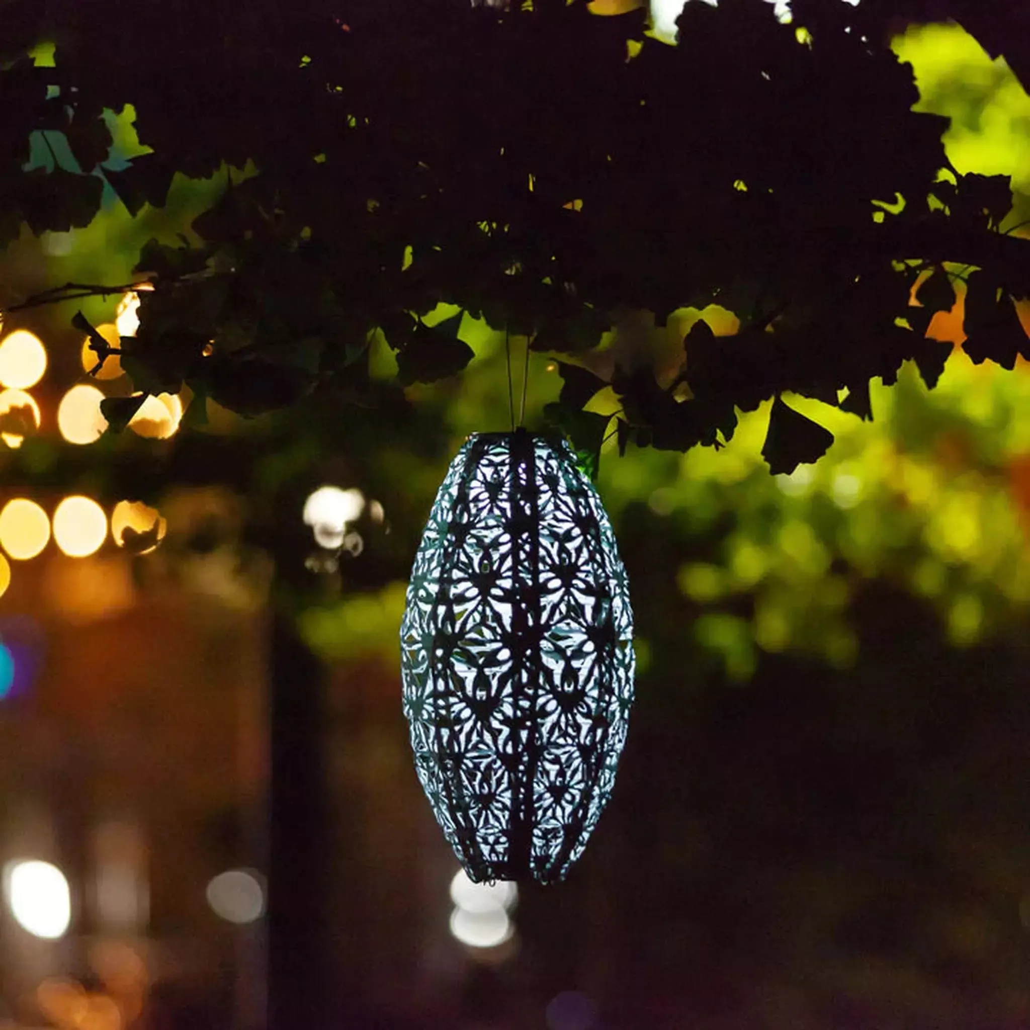 15" Wildflower Pod Solar Lantern