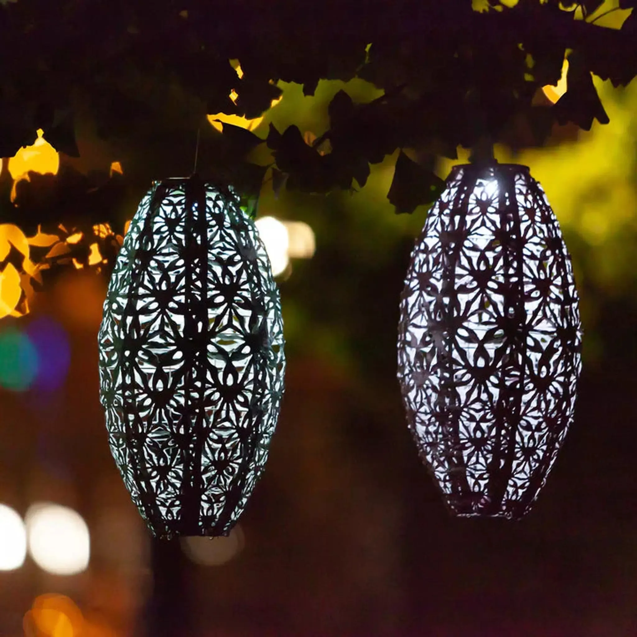 15" Wildflower Pod Solar Lantern