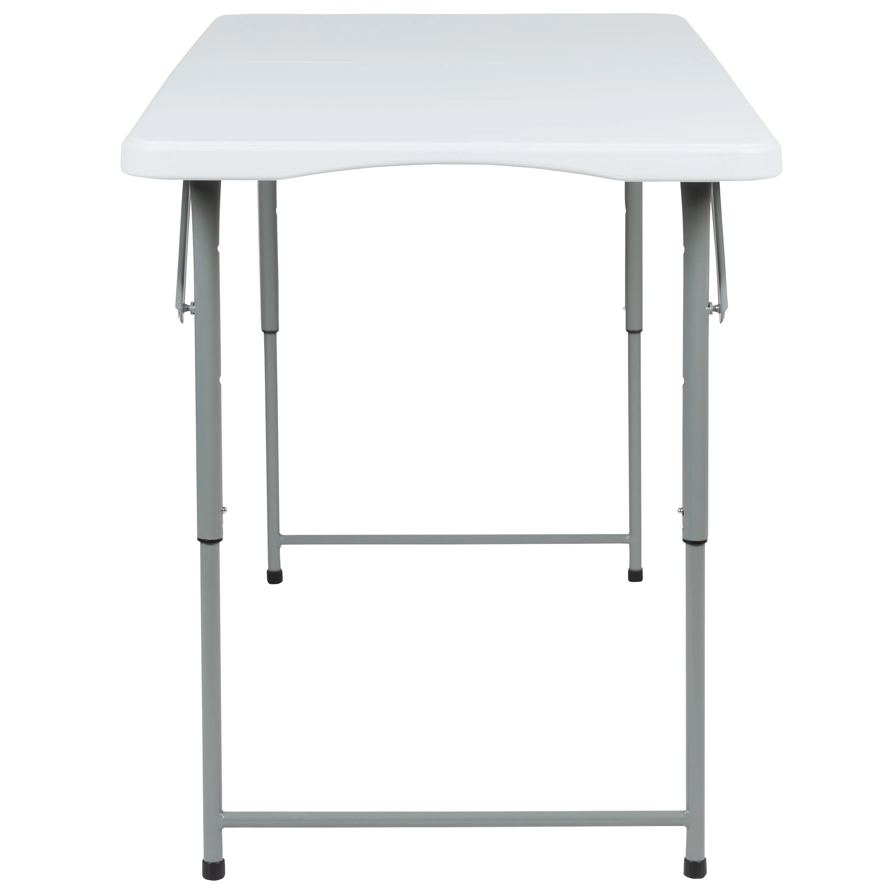 24x47.5 White Bi-Fold Table RB-2448ADJ-2-GG