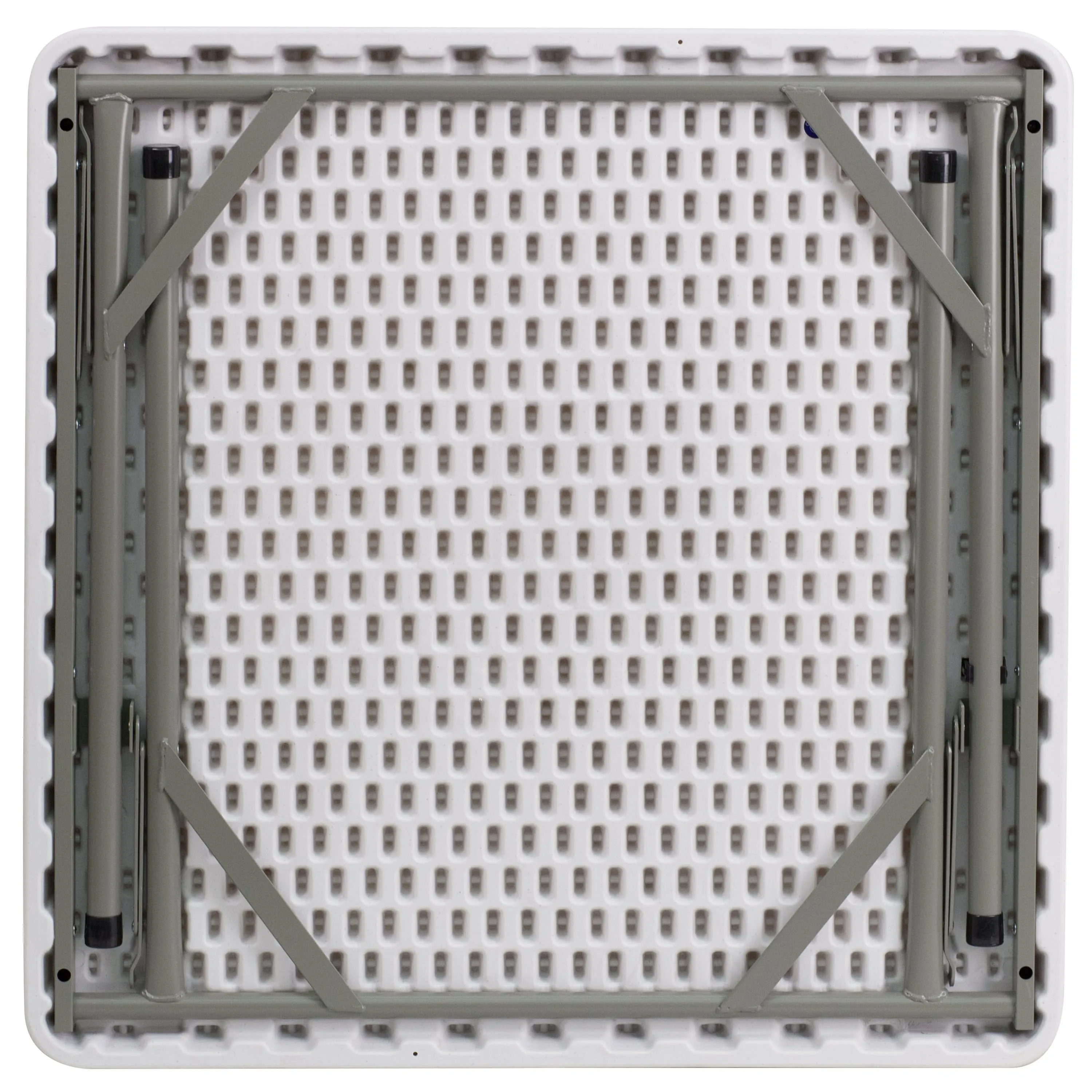 2.85-Foot Square Plastic Folding Table