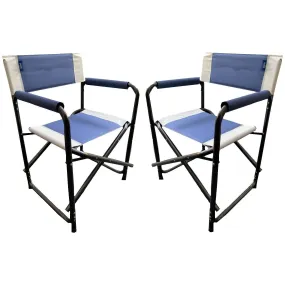 2x Royal Directors Folding Chair