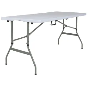 30x60 White Bi-Fold Table RB-3050FH-ADJ-GG