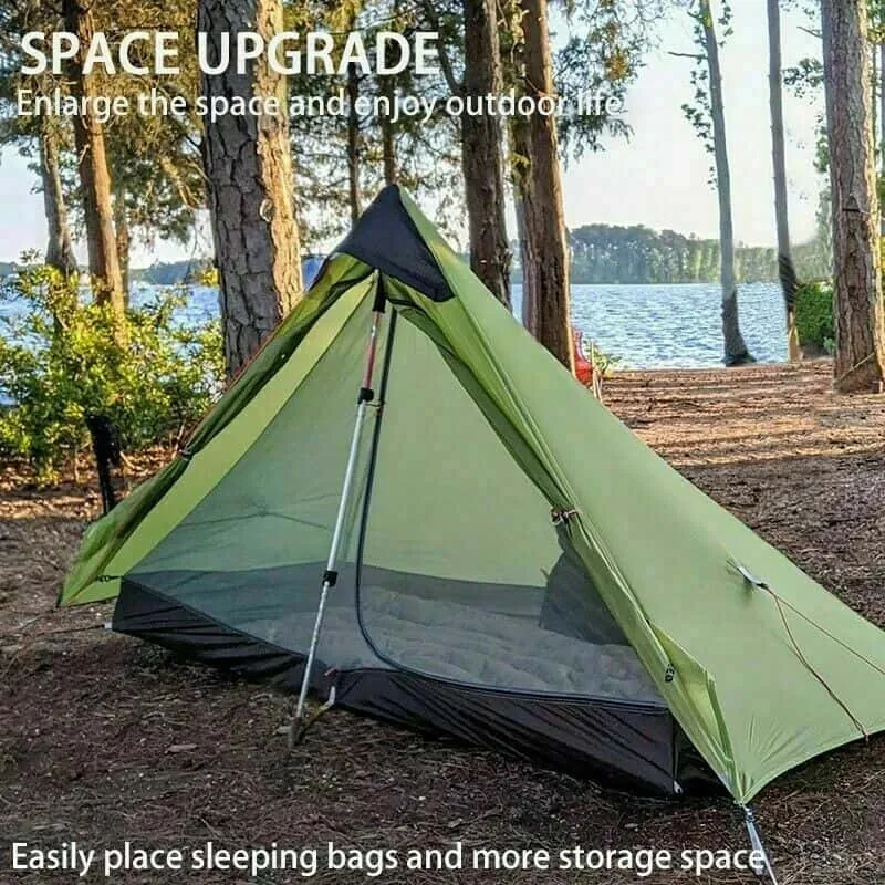 3Fulgear Lanshan 1 3 Season Tent - Khaki (T Zip)