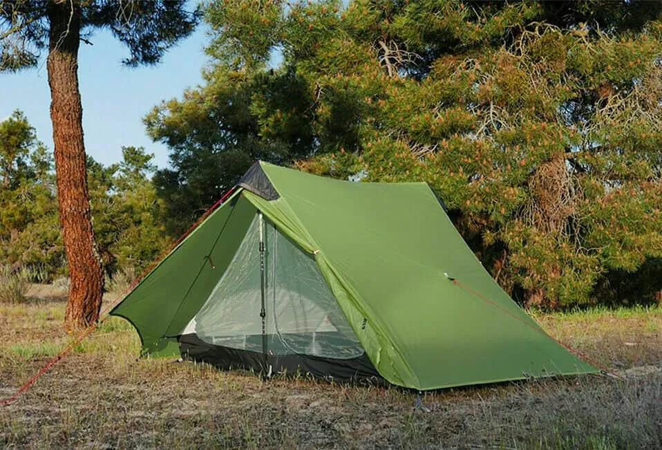 3FULgear Lanshan 2 Classic 3-Season Tent - Green (T Zip)