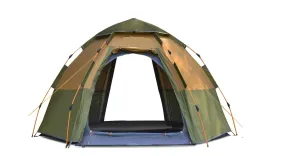 4 Person Waterproof Dome Tent 2 Doors Double Layer and Carry Bag