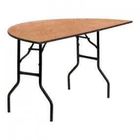 60'' HALF-ROUND WOOD FOLDING BANQUET TABLE [YT-WHRFT60-HF-GG]