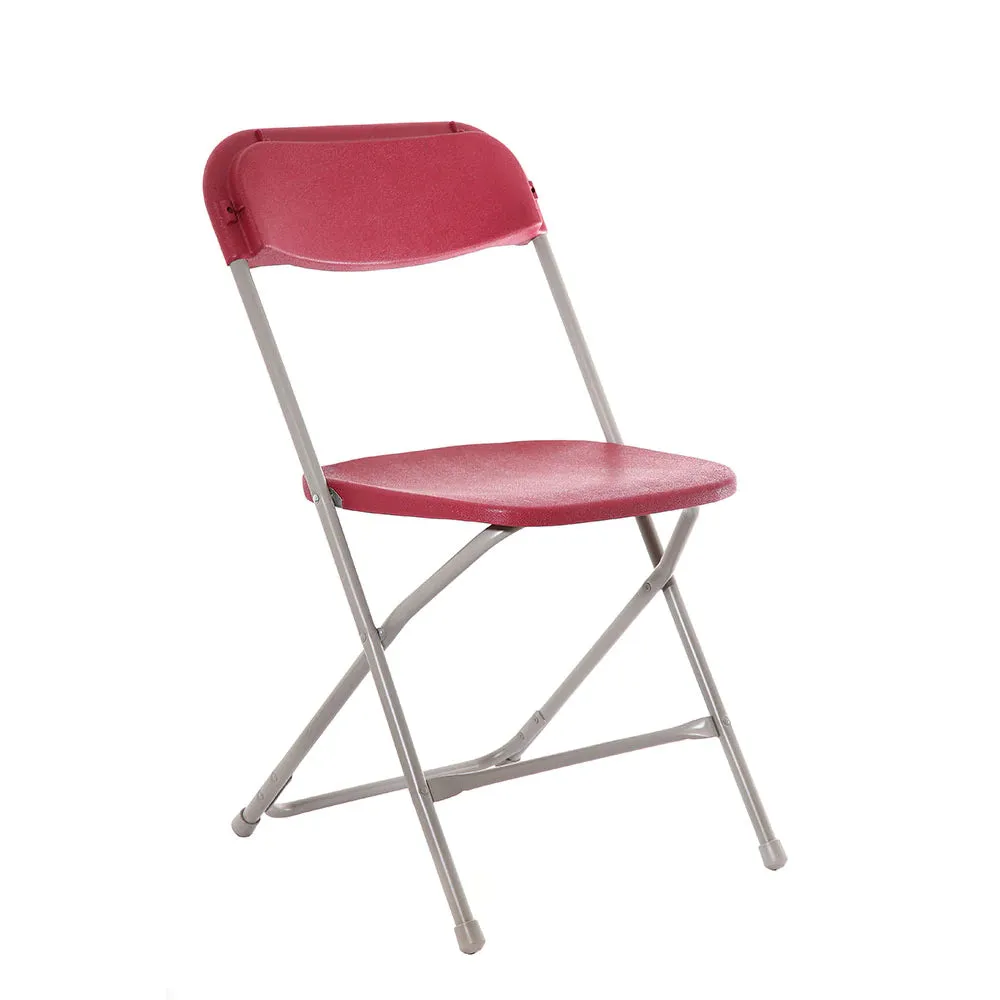 66 x Classic Straight Back Folding Chair   Trolley Bundle