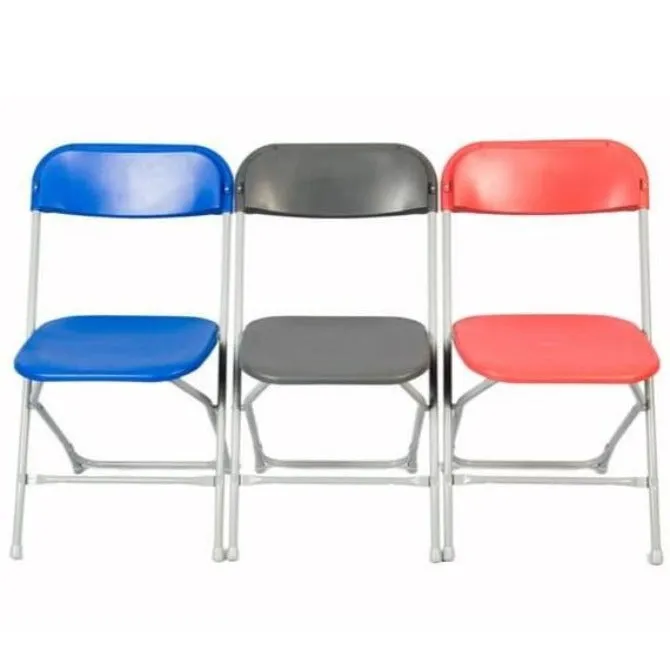 66 x Classic Straight Back Folding Chair   Trolley Bundle