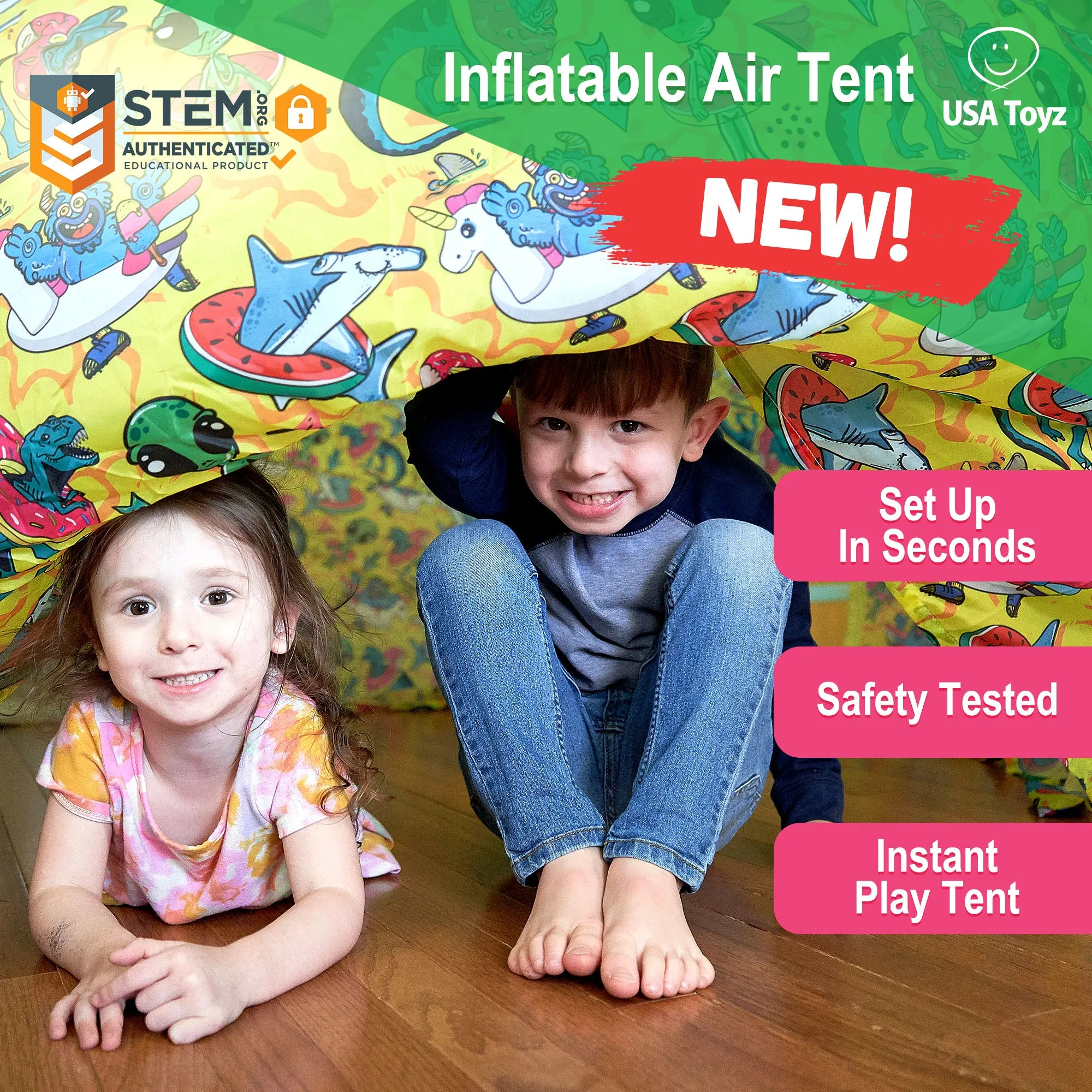 Air Dome - Summer, Shark, Alien, Dino, Unicorn