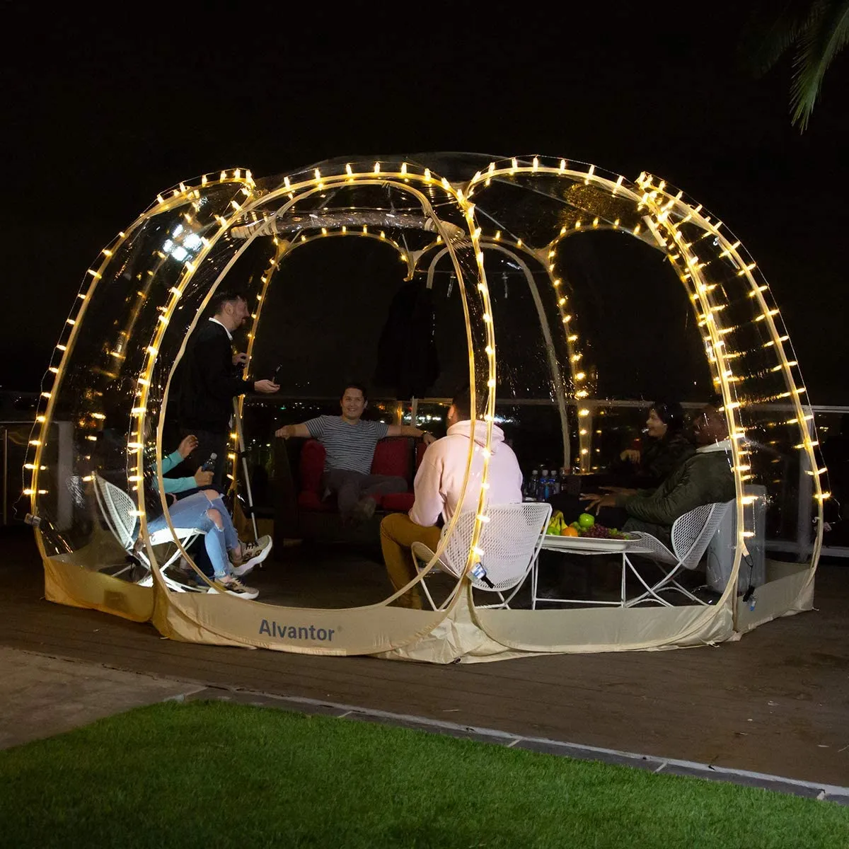Alvantor String Lights LED Clip Outdoor Indoor Decoration For Screen House & Bubble Tent