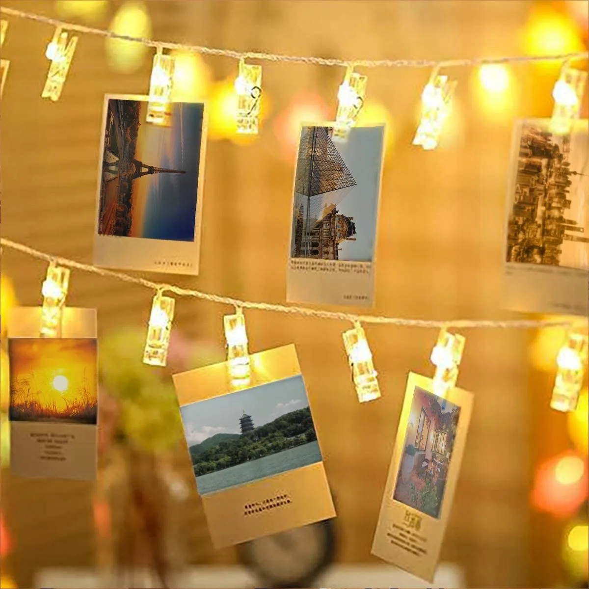 Alvantor String Lights LED Clip Outdoor Indoor Decoration For Screen House & Bubble Tent