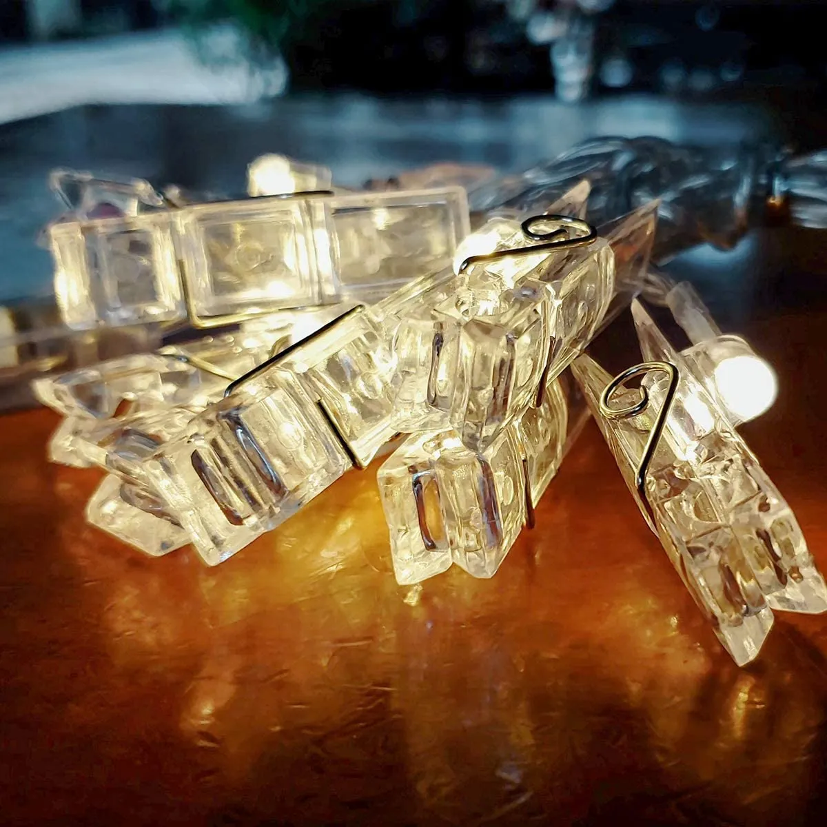 Alvantor String Lights LED Clip Outdoor Indoor Decoration For Screen House & Bubble Tent