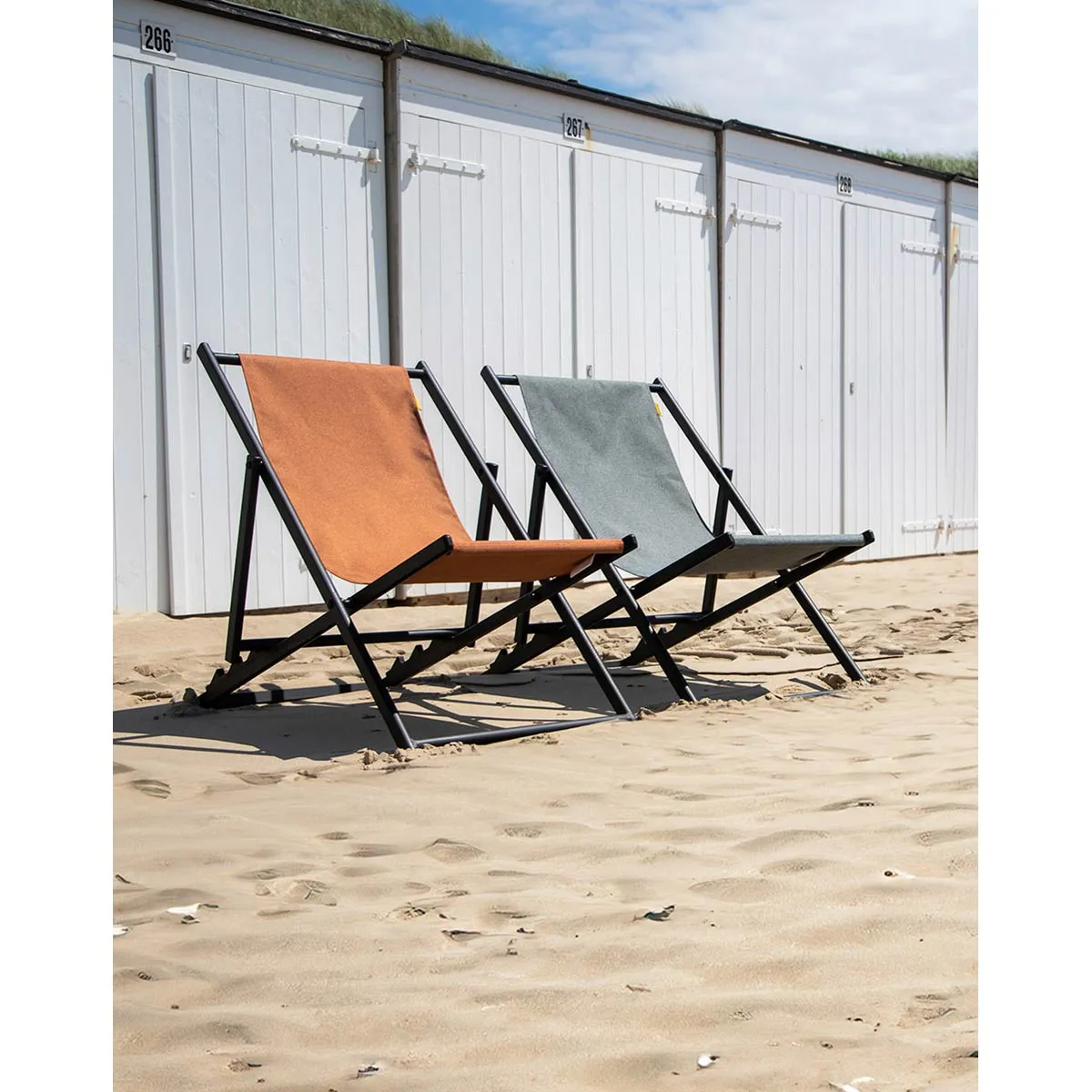 Bo-Camp Industrial Collection Beach Chair Culview Clay