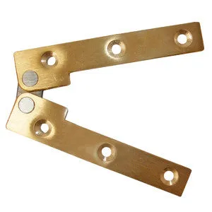 Brass card table hinge (pair)