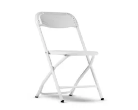 Chair, Big Alex White Heavy Duty