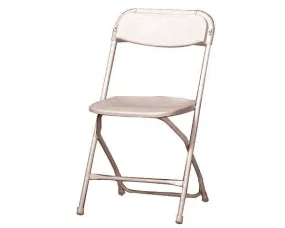 Chair, Off White Seat & Off White Frame
