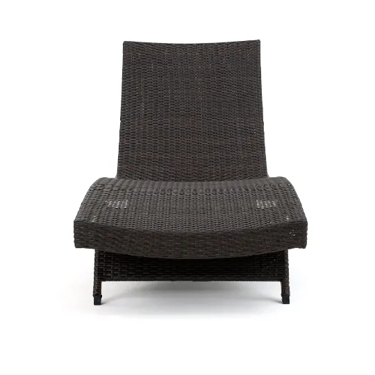 Christopher Knight Home Salem Outdoor Wicker Chaise Lounge Chairs |  2-Pcs Set