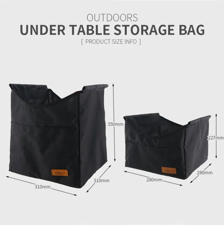 CLS Outdoor Folding Picnic Table Storage Hanging Bag Portable Invisible Pocket Storage Hanging Pocket,Style: Small Pocket