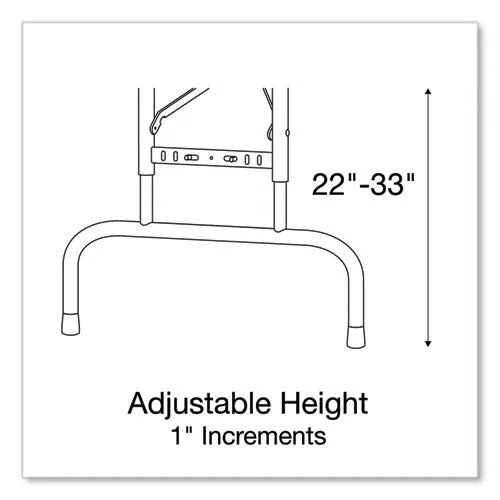 Correll Adjustable Folding Table Rectangular 48"x24"x22" To 32" Green Top Black Legs 4/pallet