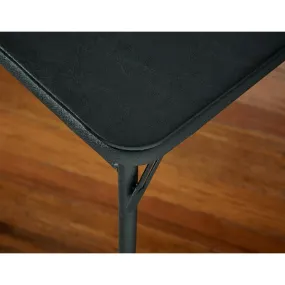 Cosco 33.81-in x 33.81-in Outdoor Square Black Folding Table