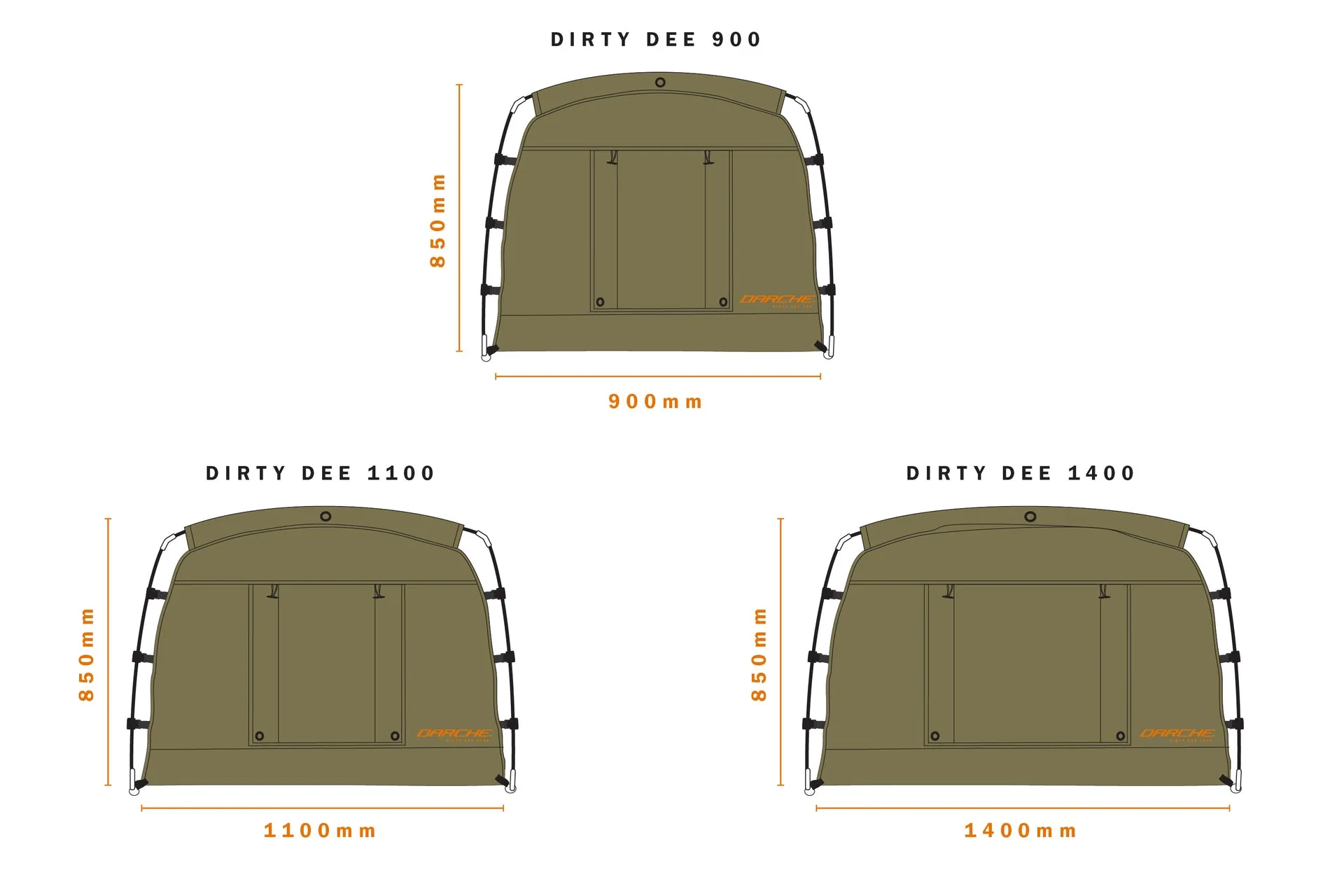 Dirty Dee 1400 Swag Tent - Darche - T050801209