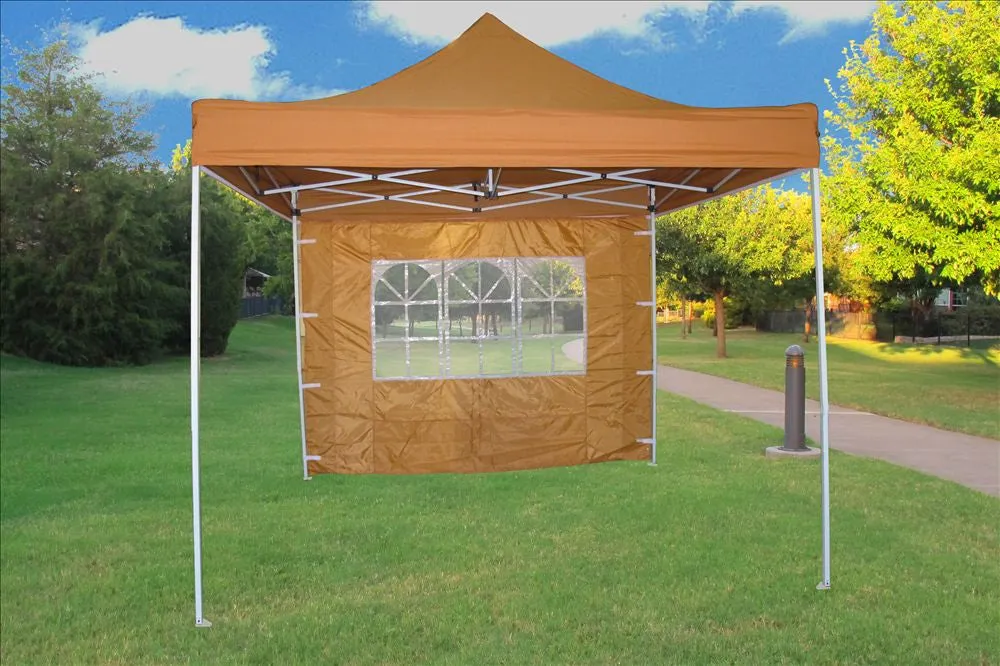 F Model 10'x10' Burnt Orange - Pop Up Tent Pro