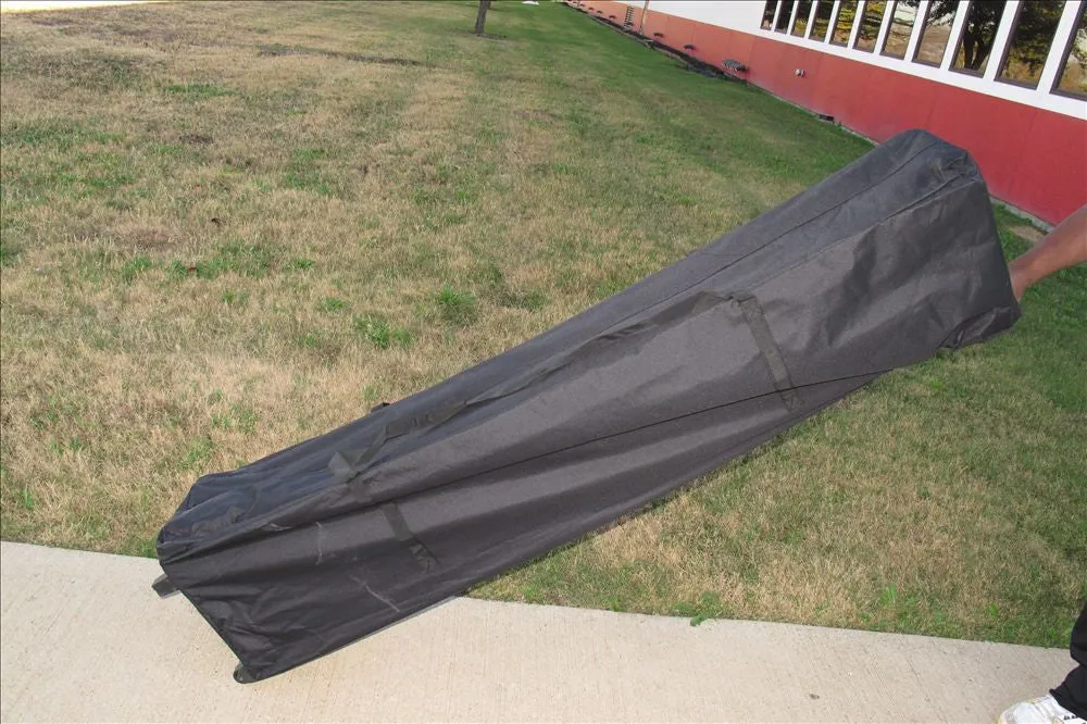 F Model 10'x10' Red Stripe - Pop Up Tent Pro