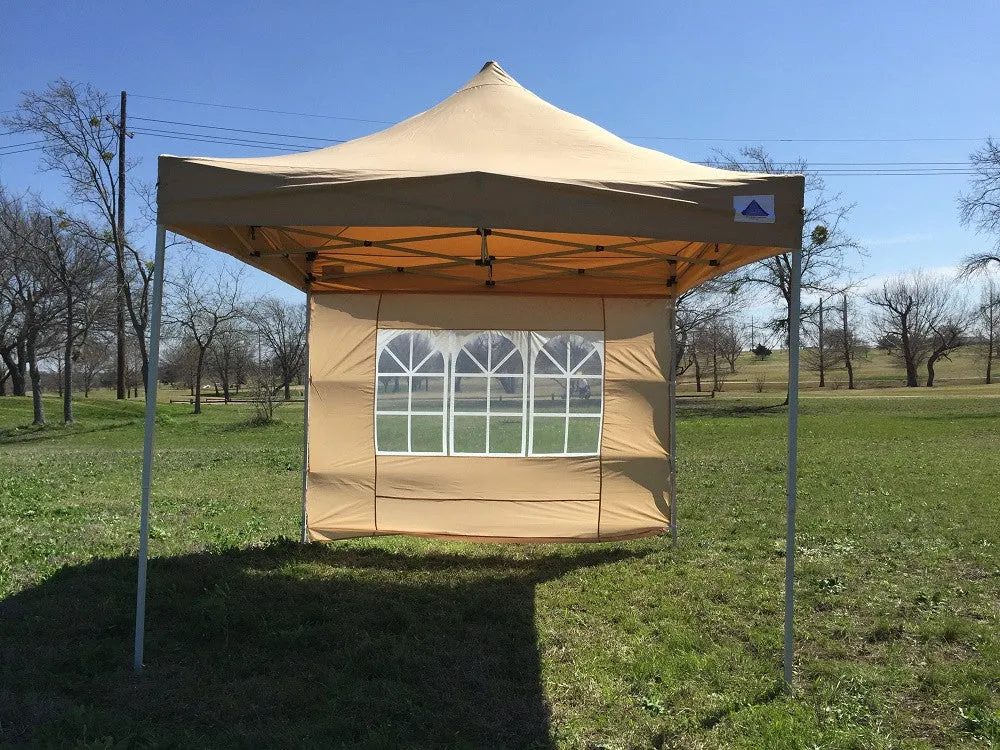 F Model 10'x10' Tan - Pop Up Tent Pro