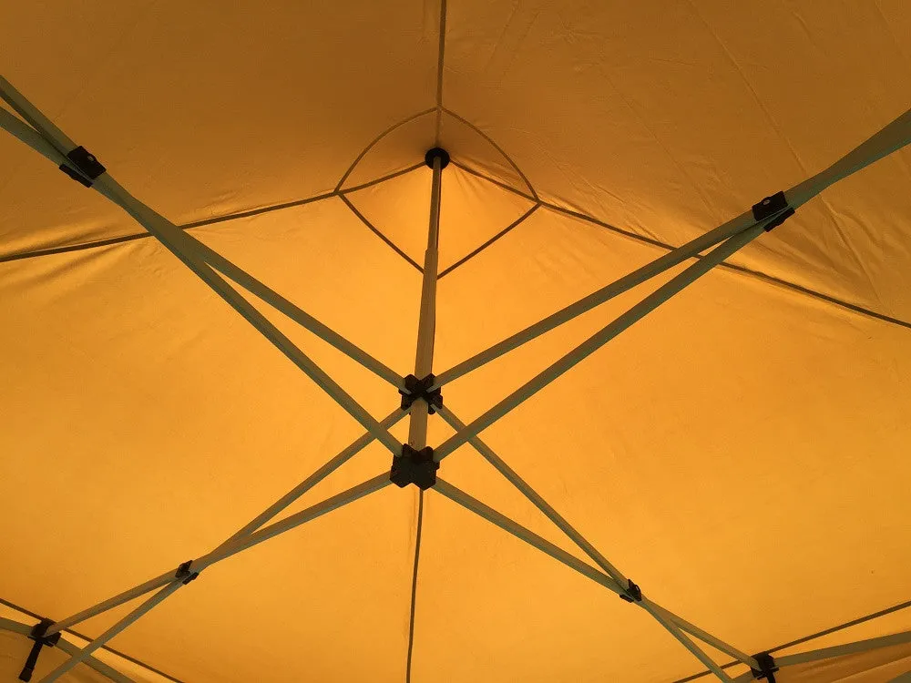 F Model 10'x10' Tan - Pop Up Tent Pro