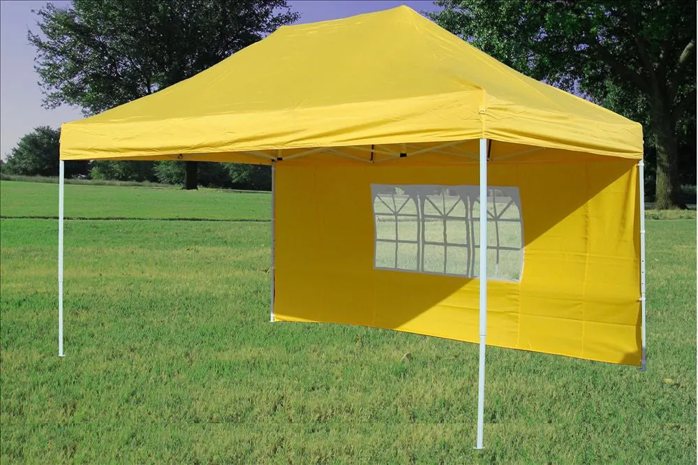 F Model 10'x15' Yellow - Pop Up Tent Pro