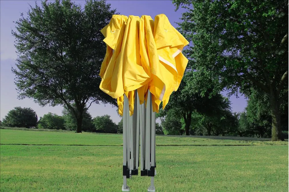 F Model 10'x15' Yellow - Pop Up Tent Pro