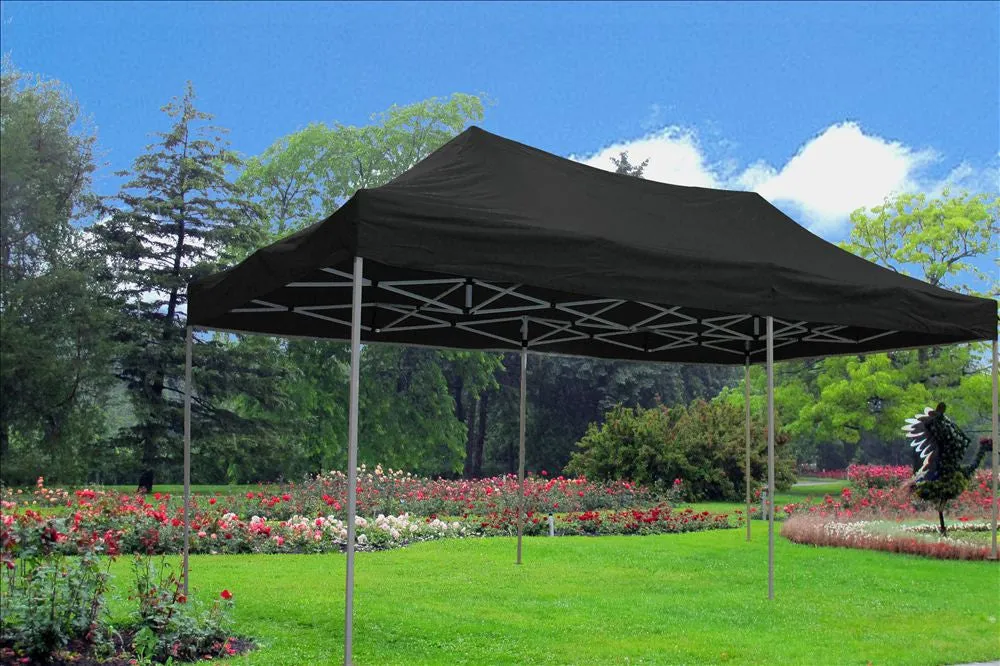F Model 10'x20' Black - Pop Up Tent Pro