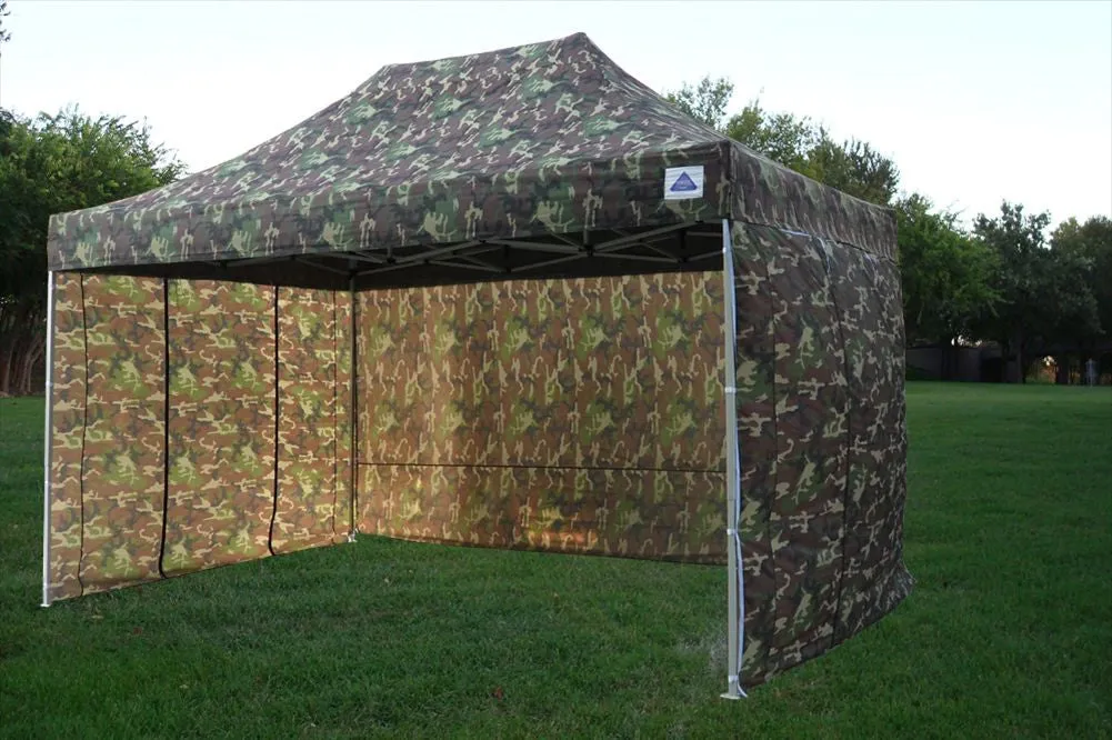 F Model 10'x20' Camouflage - Pop Up Tent Pro