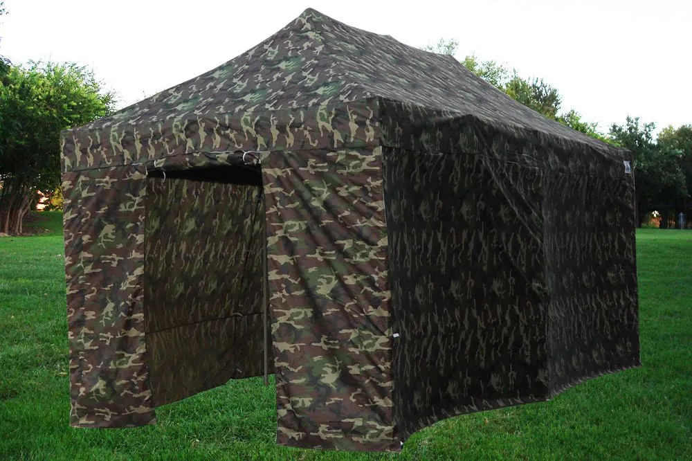 F Model 10'x20' Camouflage - Pop Up Tent Pro