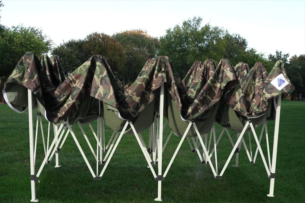 F Model 10'x20' Camouflage - Pop Up Tent Pro