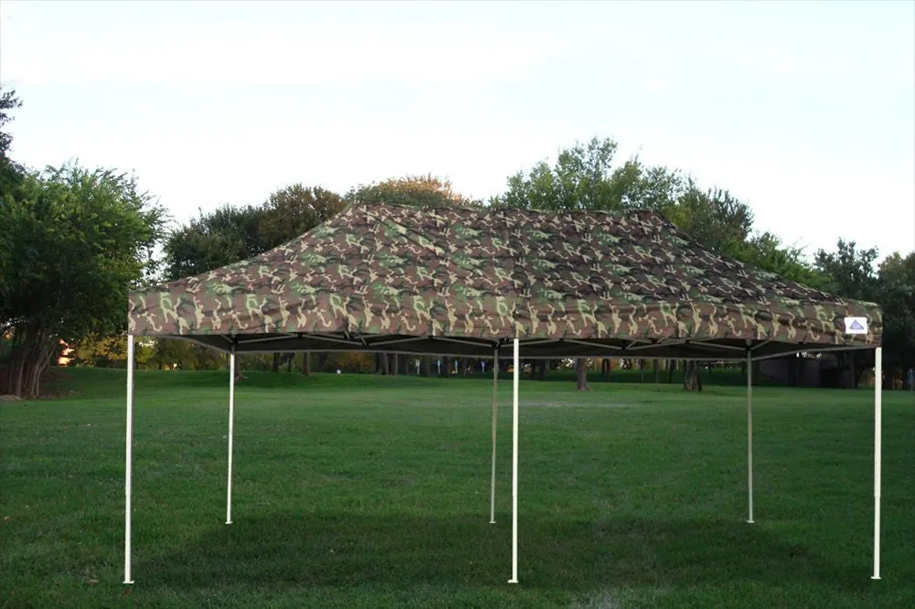 F Model 10'x20' Camouflage - Pop Up Tent Pro