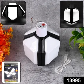 Foldable Camping Light USB Rechargeable LED Lamp (1 Pc)