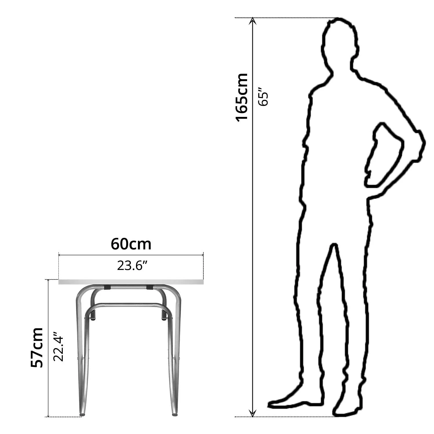 Folding Table (Ø60cm)