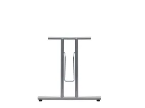Folding Table Frame 690 x 590mm Straight Foot Silver 9006
