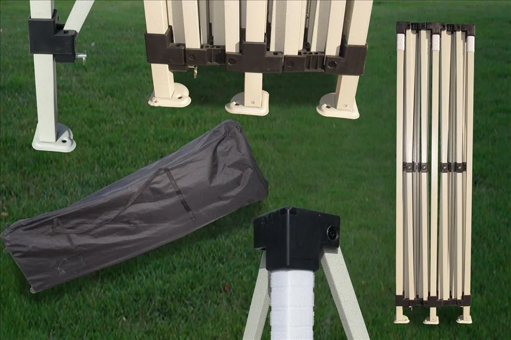 FS Model 10'x20' Black - Pop Up Tent Pro with Solid Walls