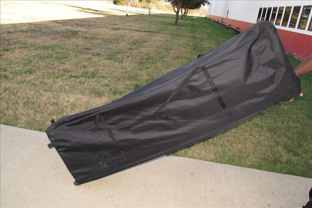 FS Model 10'x20' Black Red - Pop Up Tent Pro with Solid Walls
