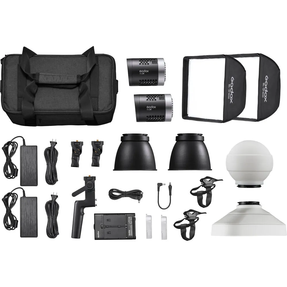 Godox Ml30 2 Head Daylight Led Light Kit