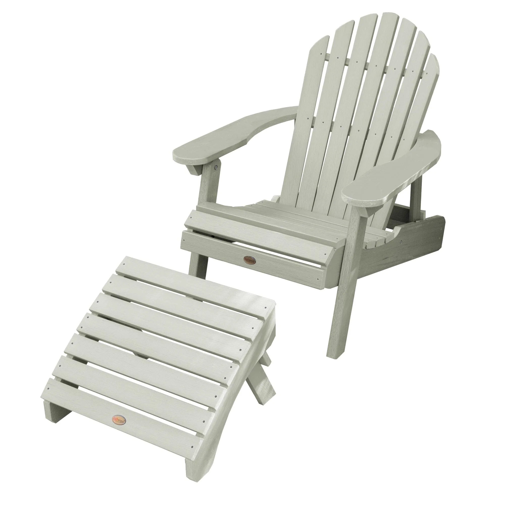 Hamilton Reclining Adirondack Chair with Folding Ottoman