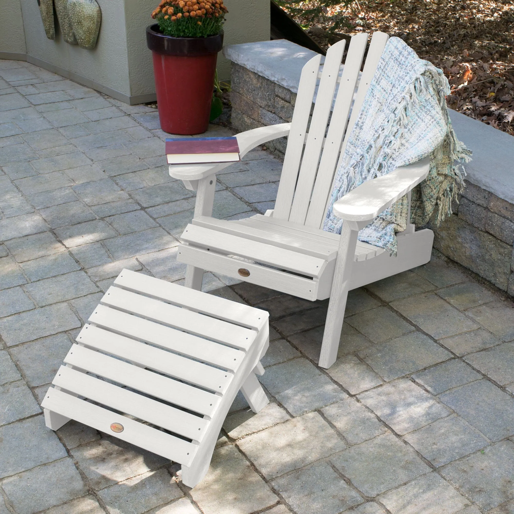 Hamilton Reclining Adirondack Chair with Folding Ottoman