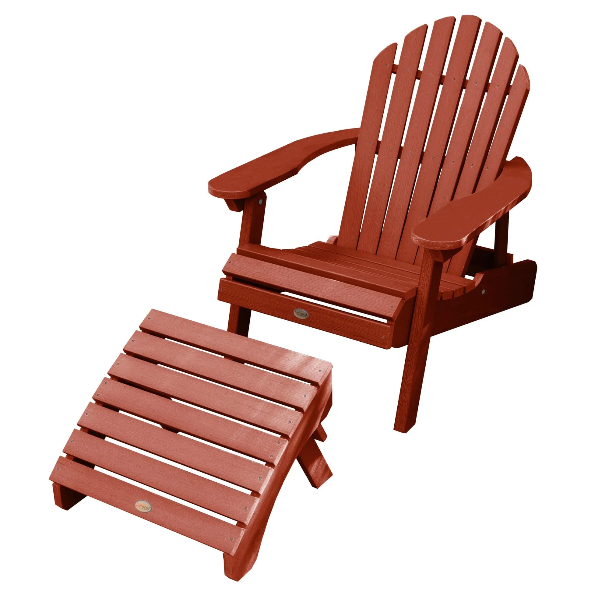 Hamilton Reclining Adirondack Chair with Folding Ottoman