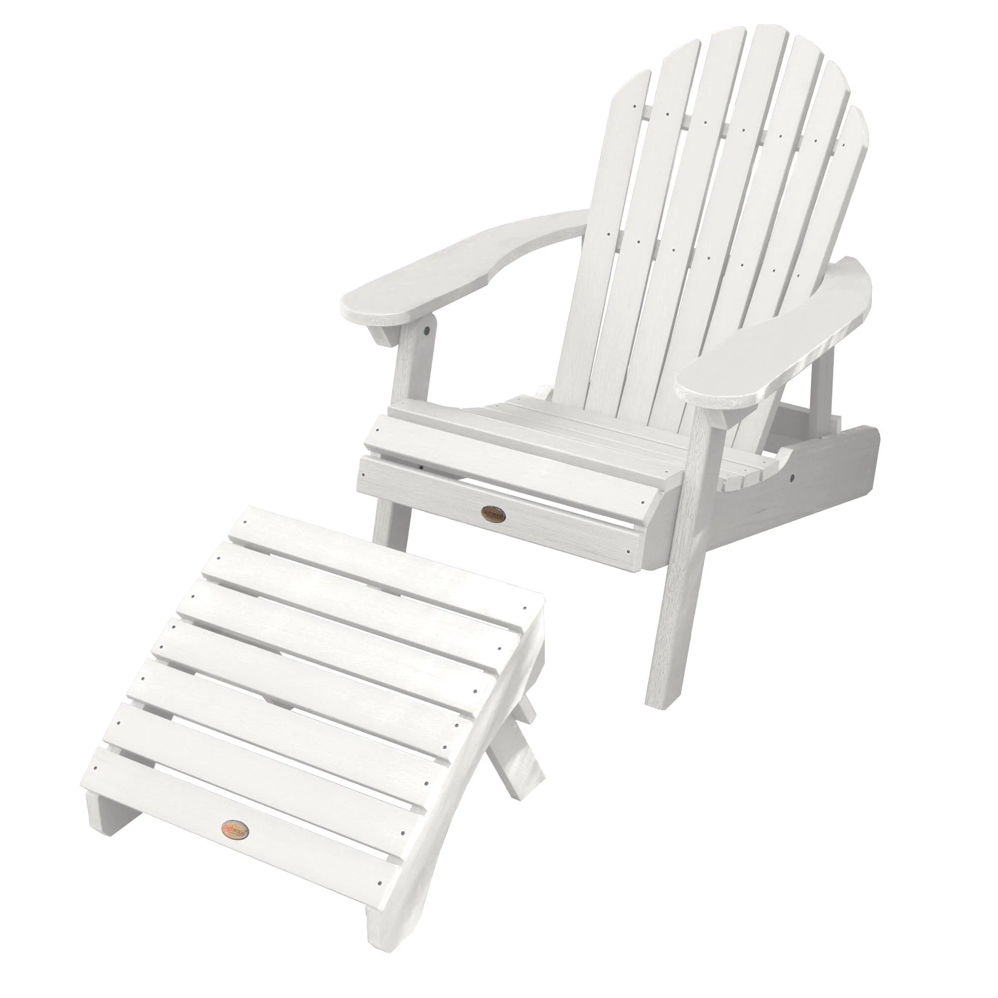 Hamilton Reclining Adirondack Chair with Folding Ottoman